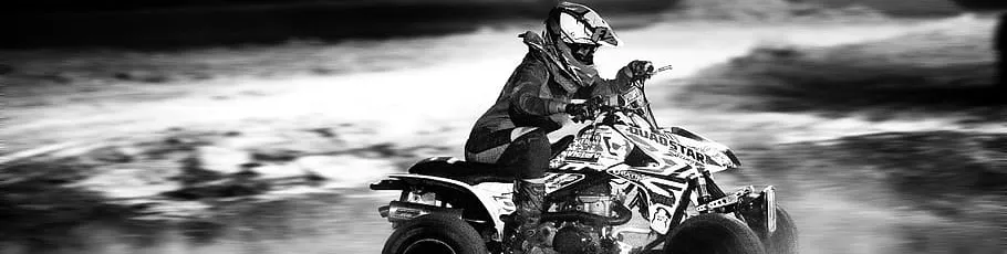 black-and-white-atv-night-racing-racing